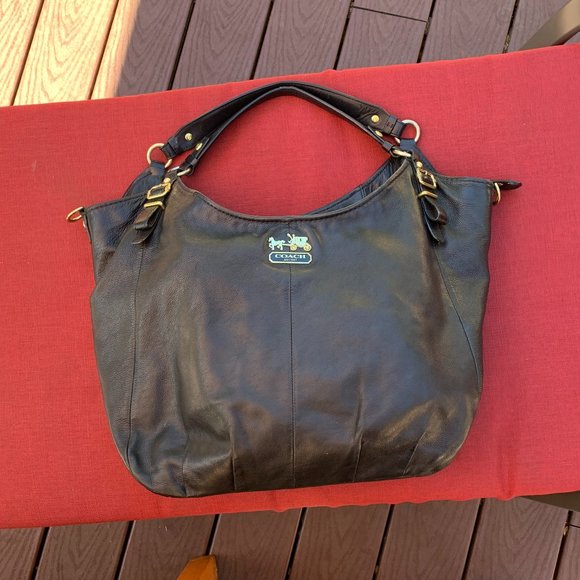 COACH Madison Black Leather Bag - Picture 4 of 16